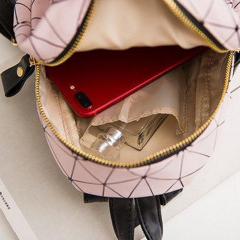 Гореща модна дамска мини раница с геометричен модел, ученическа раница от PU кожа, дамска чанта за момичета