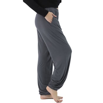 Fdfklak 3XL-7XL Oversized Lounge Sleep Bottoms Home Wear Plus Size Παντελόνι πιτζάμα 2021 Φθινόπωρο Νέο μαλακό καθημερινό παντελόνι