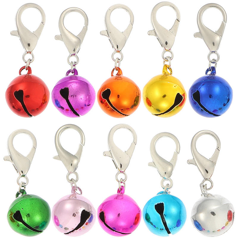 10 buc. zgarda pentru animale de companie, clopote compacte pentru pisici, colier decorativ delicat, mini, delicat, multifuncțional, realizat din metal