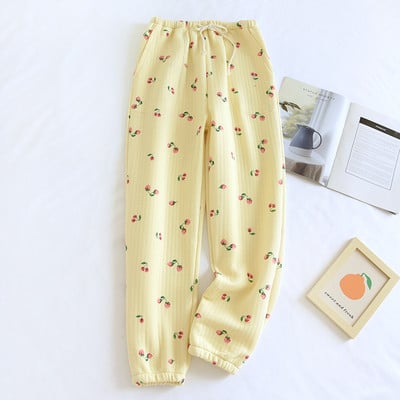 Fdfklak Női Pizsama Nadrág Pamut Nadrág Szabadidő Otthoni Ruha Őszi Téli Meleg Kényelmes Alsó Alsó Hálóruha