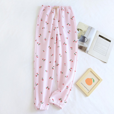 Fdfklak Női Pizsama Nadrág Pamut Nadrág Szabadidő Otthoni Ruha Őszi Téli Meleg Kényelmes Alsó Alsó Hálóruha
