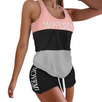 Σετ πυτζάμες αθλητικές φόρμες Γυναικεία γράμματα Σχέδιο κορδόνι Σαλόνι πιτζάμα Σορτς Σετ Γυναικεία καλοκαιρινά νυχτερινά κοστούμια