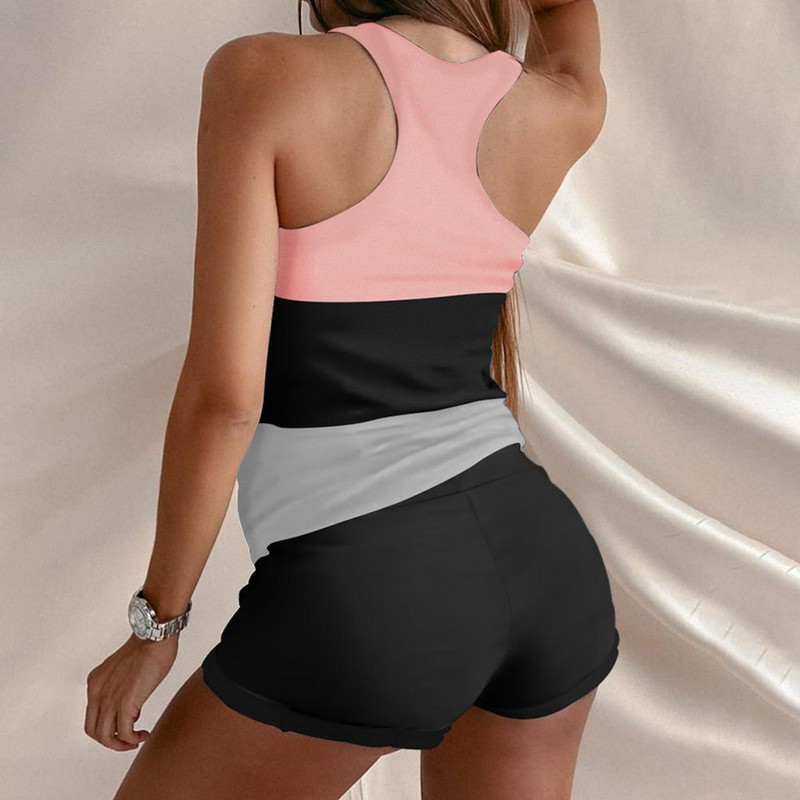 Σετ πυτζάμες αθλητικές φόρμες Γυναικεία γράμματα Σχέδιο κορδόνι Σαλόνι πιτζάμα Σορτς Σετ Γυναικεία καλοκαιρινά νυχτερινά κοστούμια