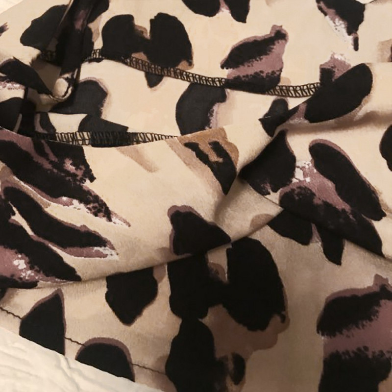 MIARHB Pijamale sexy pentru femei Lenjerie de noapte Pijamale cu imprimeu leopard Seturi de lenjerie de dormit pentru femeie, fără mâneci, fără bretele, pantaloni, haine de lounge
