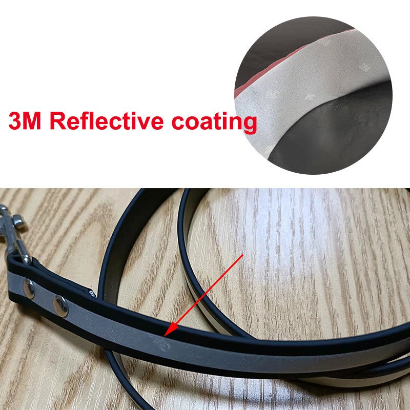 Κολάρο σκύλου PVC Σετ σχοινιού έλξης αδιάβροχο υλικό Πόρπη από κράμα ανακλαστικό λουρί για σκύλους κατοικίδιων σετ λουριών κατοικίδιων ζώων προμήθειες