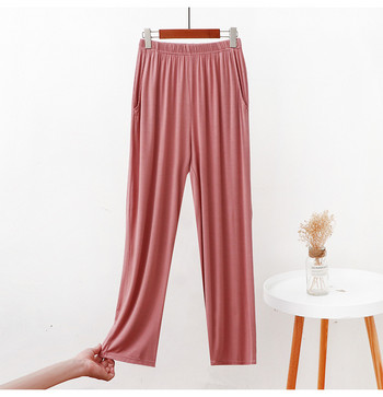 Fdfklak L XL XXL Plus Size Sleep Bottoms Casual Home Παντελόνια Modal Pijama Sleepwear Παντελόνια Γυναικεία Hot Sleep Sleep Pants