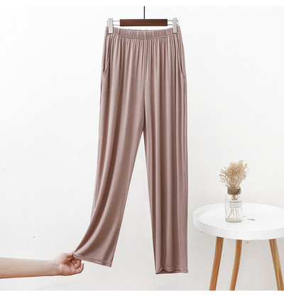 Fdfklak L XL XXL Plus Size Nohavice na spanie Ležérne domáce nohavice Modalové pyžamové pyžamové nohavice Dámske horúce výpredajové nohavice na spanie