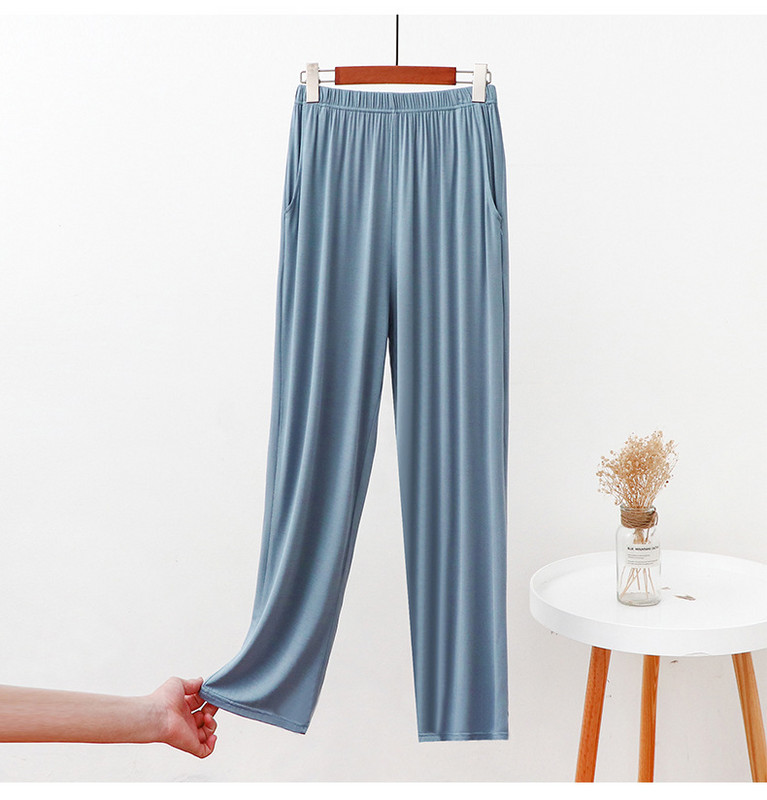 Fdfklak L XL XXL Plus Size Nohavice na spanie Ležérne domáce nohavice Modalové pyžamové pyžamové nohavice Dámske horúce výpredajové nohavice na spanie