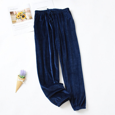 Toamnă Iarnă Pijamale noi de flanel cu pantaloni pentru femei Pantaloni de acasă Pantaloni de dormit Pantaloni de pijama Îmbrăcăminte de lounge Fdfklak