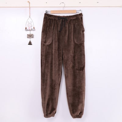 M-XXL Plus Size Uus talveflanell naiste kodupüksid Paar pidžaama põhjad magamispüksid salong Wear magamisriided püksid Fdfklak