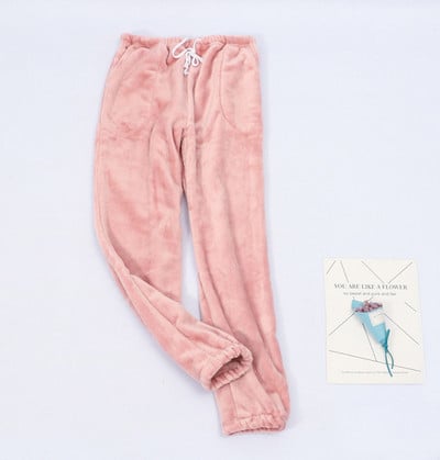 M-XXL Plus Size Uus talveflanell naiste kodupüksid Paar pidžaama põhjad magamispüksid salong Wear magamisriided püksid Fdfklak