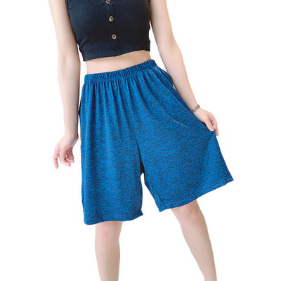 Fdfklak New Women Sleep Pantaloni scurti Pijamale Vară Talie elastică Home Bottoms Lounge Sleepwear Loose Large Size 2XL-7XL