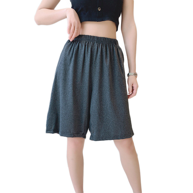 Fdfklak New Women Sleep Pantaloni scurti Pijamale Vară Talie elastică Home Bottoms Lounge Sleepwear Loose Large Size 2XL-7XL