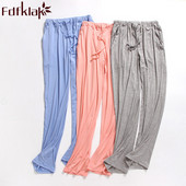 Naiste püksid, kevadised sügispüksid, pidžaama puuvillased pidžaamapüksid, naiste pidžaamapüksid, mustad naiste magamispüksid Q296