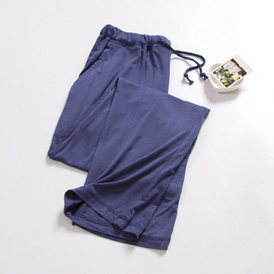 Naiste püksid, kevadised sügispüksid, pidžaama puuvillased pidžaamapüksid, naiste pidžaamapüksid, mustad naiste magamispüksid Q296