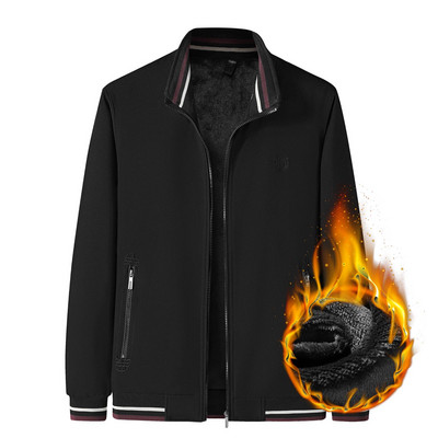 Χειμερινά μπουφάν για άντρες Πεζοπορία Slim Ανδρικά H Παλτό Βροχή Ραφή Πλαϊνή Τσέπη Φερμουάρ Μασίφ Stcollar Fly Εξωτερικά Ενδύματα Μακρύ S Ανδρικά