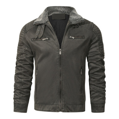 Χειμερινά Μπουφάν Ανδρικό Παλτό Ανδρικό Ζεστό Χειμωνιάτικο Μπουφάν Εξωτερικού Φθινοπωρινού Μανίκι Μακρύ Βαμβακερό φερμουάρ Χαλίκι Μπουφάν Gear H Rain