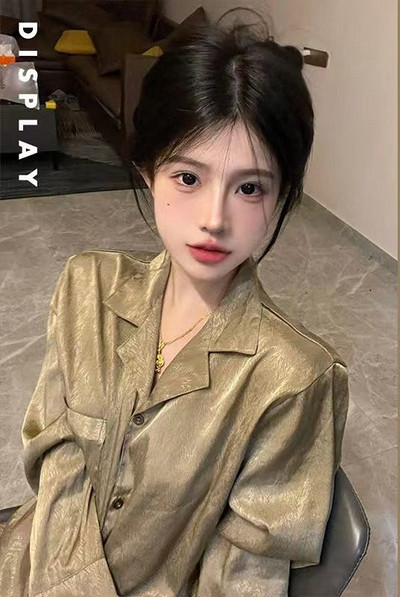 Γυναικεία Σετ Πυτζάμες Μεταξωτές Σατέν Γυναικεία Σαλόνια Ύπνου Δύο τεμάχια Κοριτσίστικα Σαλόνια Δαντέλα Γλυκό σπιτικό κοστούμι Άνοιξη φθινόπωρο σπίτι