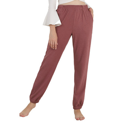 Nové pyžamové nohavice pre ženy, jeseň/zima, domáce oblečenie, 2XL-7XL, plus veľkosť, elastický pás, teplé nohavice, ležérne voľné nohavice na spanie