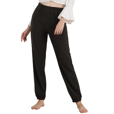 Nové pyžamové nohavice pre ženy, jeseň/zima, domáce oblečenie, 2XL-7XL, plus veľkosť, elastický pás, teplé nohavice, ležérne voľné nohavice na spanie