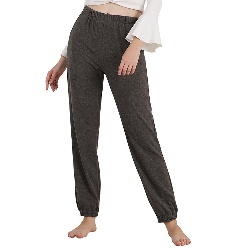 Nové pyžamové nohavice pre ženy, jeseň/zima, domáce oblečenie, 2XL-7XL, plus veľkosť, elastický pás, teplé nohavice, ležérne voľné nohavice na spanie