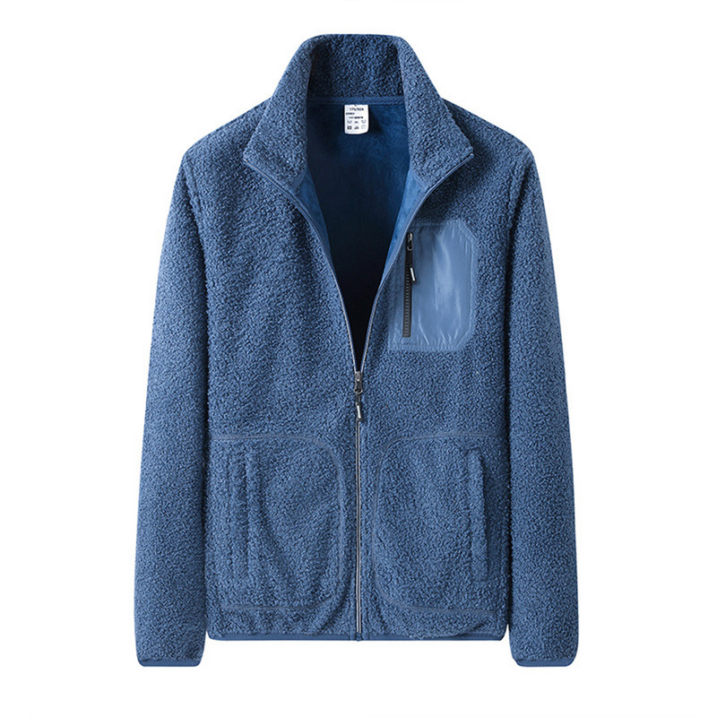 Îmbrăcăminte pentru bărbați Cardigan de iarnă Primăvară Palton de iarnă pentru bărbați Jachetă solidă cu fermoar Pentru guler vertical Manecă lungă H de toamnă Culoare Bărbați