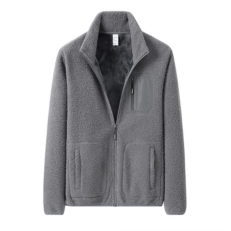 Îmbrăcăminte pentru bărbați Cardigan de iarnă Primăvară Palton de iarnă pentru bărbați Jachetă solidă cu fermoar Pentru guler vertical Manecă lungă H de toamnă Culoare Bărbați