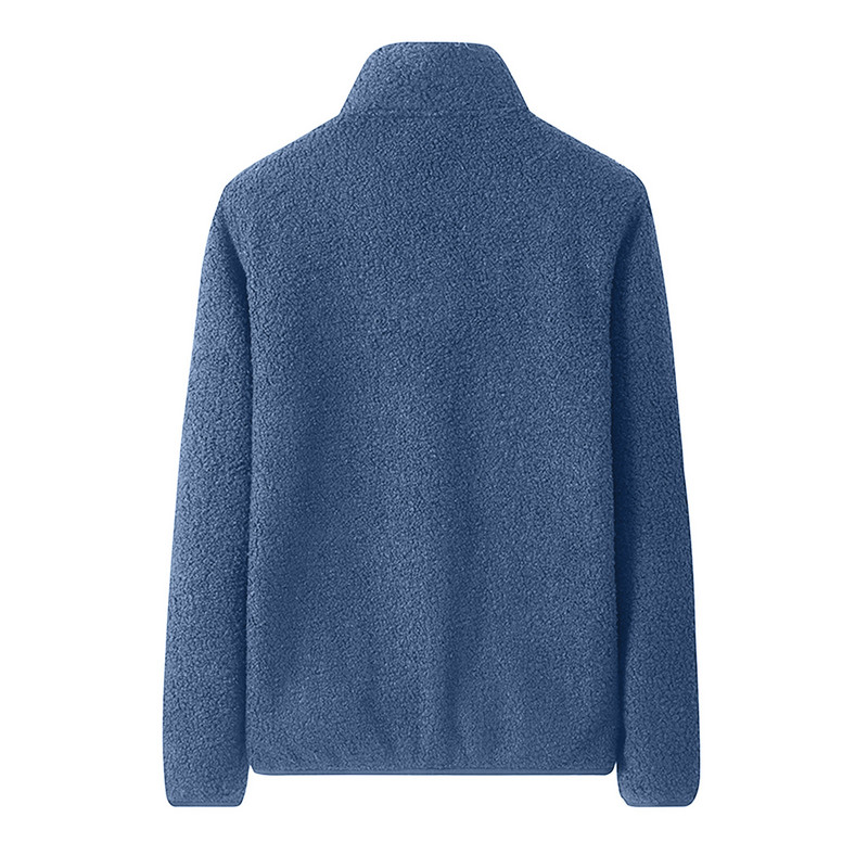 Îmbrăcăminte pentru bărbați Cardigan de iarnă Primăvară Palton de iarnă pentru bărbați Jachetă solidă cu fermoar Pentru guler vertical Manecă lungă H de toamnă Culoare Bărbați