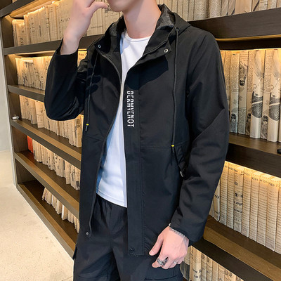 Pulover gros Jachete de toamnă pentru bărbați cu mâneci lungi pentru bărbați de iarnă bluză cu glugă Night Vale Top Jachetă buzunare jachetă cu