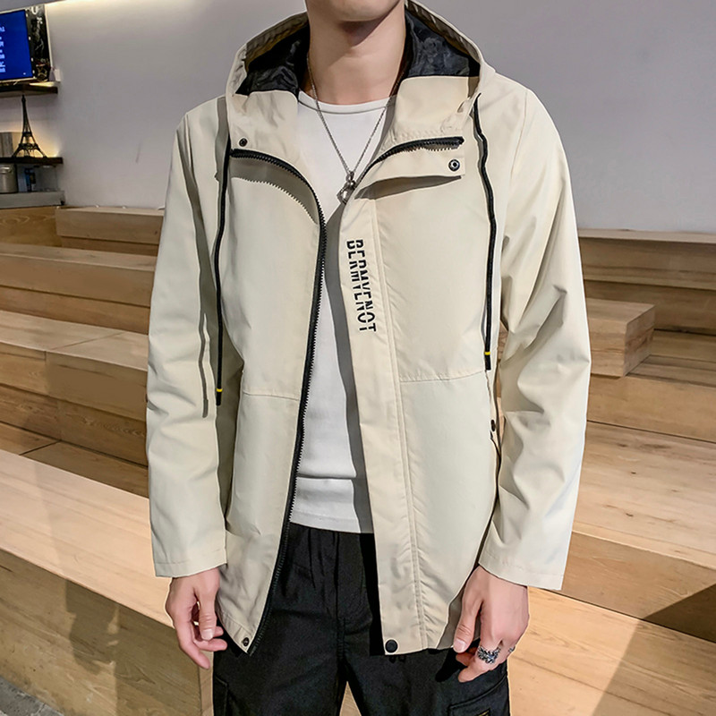 Pulover gros Jachete de toamnă pentru bărbați cu mâneci lungi pentru bărbați de iarnă bluză cu glugă Night Vale Top Jachetă buzunare jachetă cu