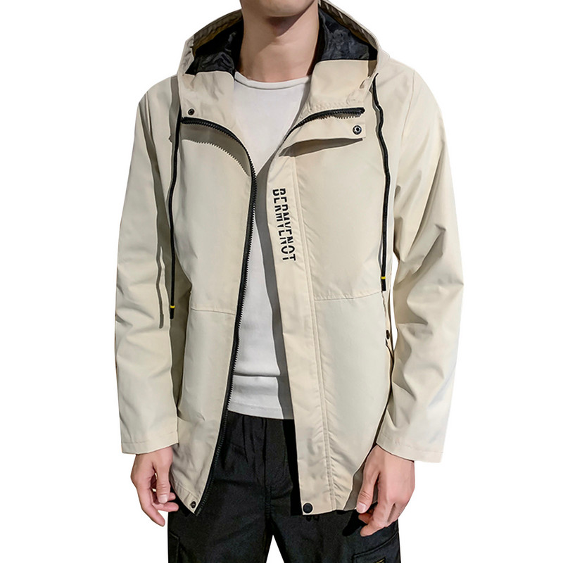 Pulover gros Jachete de toamnă pentru bărbați cu mâneci lungi pentru bărbați de iarnă bluză cu glugă Night Vale Top Jachetă buzunare jachetă cu