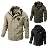 Îmbrăcăminte bărbătească Bărbați toamnă iarnă cu fermoar haină lungă, solidă, culoare, jachetă, buzunar, iarnă, pentru bărbați, cu mânecă tânără, jachete cu glugă