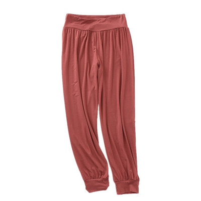 Fdfklak Modal Sleeping Pajama Παντελόνι Loungeware Ψηλόμεσο Σπίτι Παντελόνι 2020 Άνοιξη Καλοκαίρι Νέο Νυχτερινό πάτο