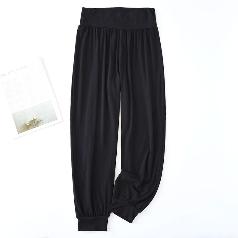 Fdfklak Modal Sleeping Pajama Παντελόνι Loungeware Ψηλόμεσο Σπίτι Παντελόνι 2020 Άνοιξη Καλοκαίρι Νέο Νυχτερινό πάτο