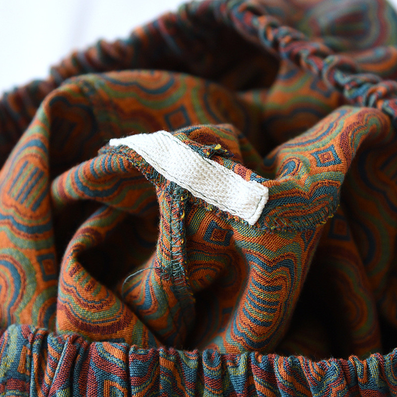 Pantaloni din bumbac Pantaloni de pijama pentru femei 2023 Toamna Noua imbracaminte de camera Vintage in carouri Pantaloni de fund Haine de noapte de nunta