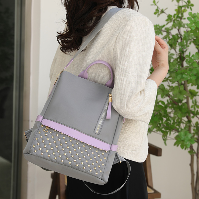 Σακίδιο πλάτης μόδας αδιάβροχο σακίδιο πλάτης για γυναίκες Ποιοτικές σχολικές τσάντες γυναικείες μονόχρωμες μικρές τσάντες ταξιδίου Γυναικεία τσάντα πολλαπλών λειτουργιών