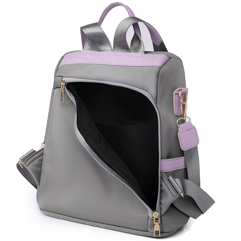 Σακίδιο πλάτης μόδας αδιάβροχο σακίδιο πλάτης για γυναίκες Ποιοτικές σχολικές τσάντες γυναικείες μονόχρωμες μικρές τσάντες ταξιδίου Γυναικεία τσάντα πολλαπλών λειτουργιών