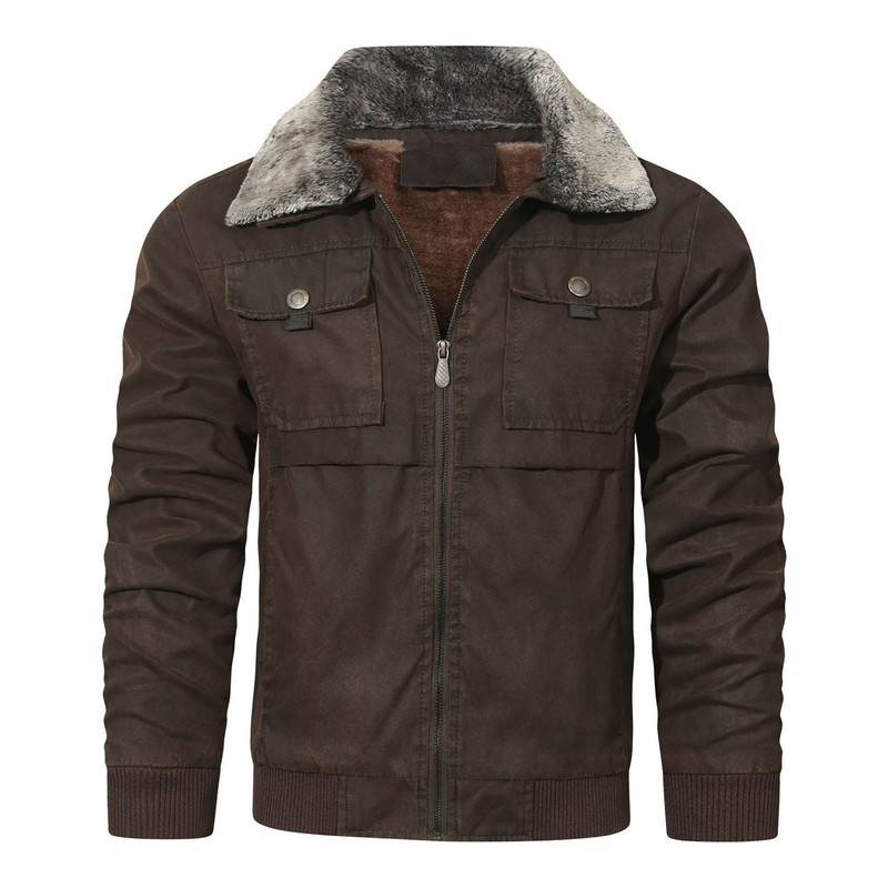 Ανδρικό φλις φλις χειμωνιάτικο γιακά Χοντρό πουλόβερ Χειμερινό όρθιο φερμουάρ με κλίση με γιακά αγάπη πέτο σακάκι είναι κόλαση