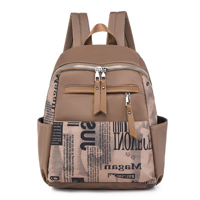 2022 Водоустойчива дамска раница Oxford Модни дамски раници против кражба Ученическа чанта с принт Висококачествена раница с голям капацитет