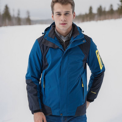 Talvejoped meestele Talve rasked meeste sügisjope mantlid pika värvi eemaldatav blokeering kapuutsiga jope jope varrukatega kott