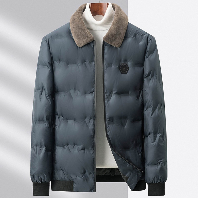 Jachete de iarnă pentru bărbați Pietriș Toamnă caldă Echipament pentru bărbați Gros, ploaie ușoară, Jachetă de iarnă cu fermoar, haină din bumbac, pentru camping