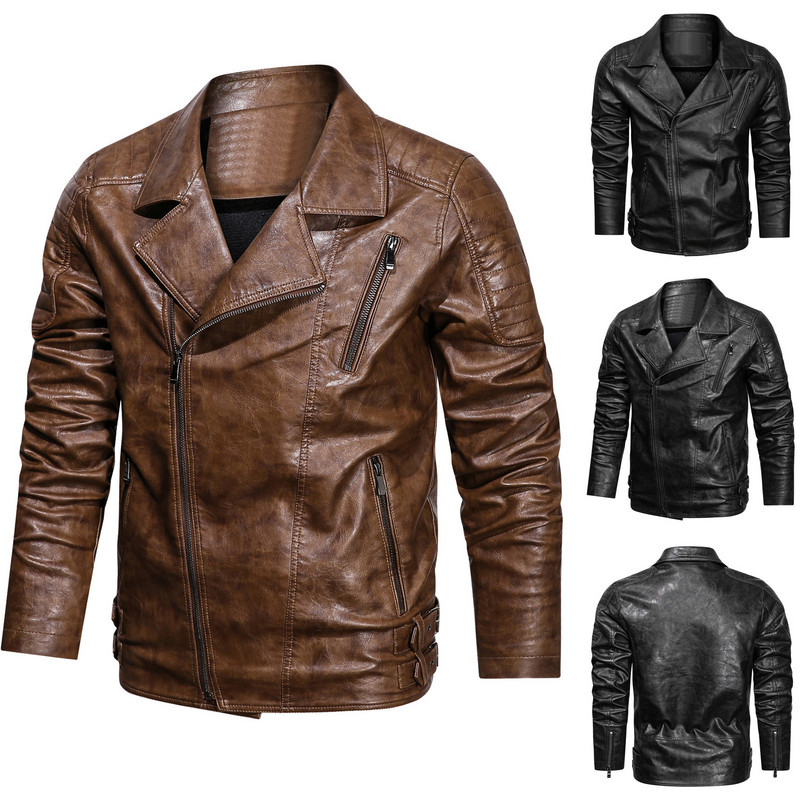 Kott Nahast meeste jope Soliidne meeste mantel soe mantel Kokkupandav pika tõmblukuga varrukaga jope krae tasku jakk Mountain