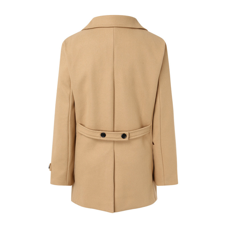 Mods Ανδρικό παλτό Χειμερινό μανίκι πέτο με επένδυση γιακά μακρύ παλτό Δερμάτινο παλτό Vintage χοντρό Ανδρικό χειμωνιάτικο παλτό Ζεστό