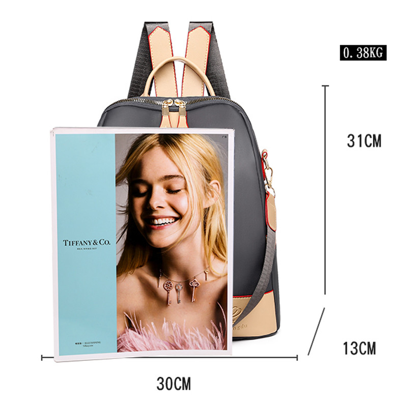 Ruksak luksuzne marke Ženska Oxford platnena torba na rame Školske torbe za tinejdžerice Lagani ženski putni ruksak Mochila Feminin