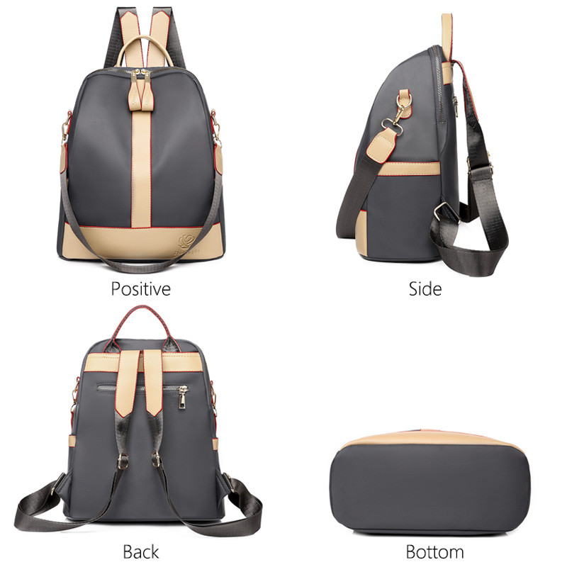 Ruksak luksuzne marke Ženska Oxford platnena torba na rame Školske torbe za tinejdžerice Lagani ženski putni ruksak Mochila Feminin