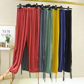 Fdfklak Modal Lounge Παντελόνι 2020 Νέο γυναικείο καλοκαιρινό παντελόνι Sleeping Pajama Loose Home Παντελόνι Pijama Feminino