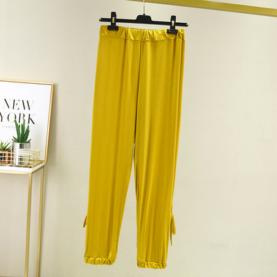 Fdfklak Modal Lounge Παντελόνι 2020 Νέο γυναικείο καλοκαιρινό παντελόνι Sleeping Pajama Loose Home Παντελόνι Pijama Feminino