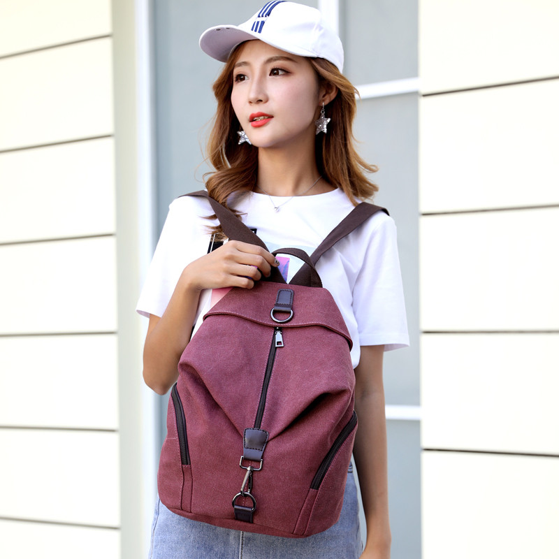 Značkový dámsky plátený batoh v preppy štýle, školská dievčina, študentská školská taška na notebook, kvalitná plátená taška Mochila Bolsas 2022