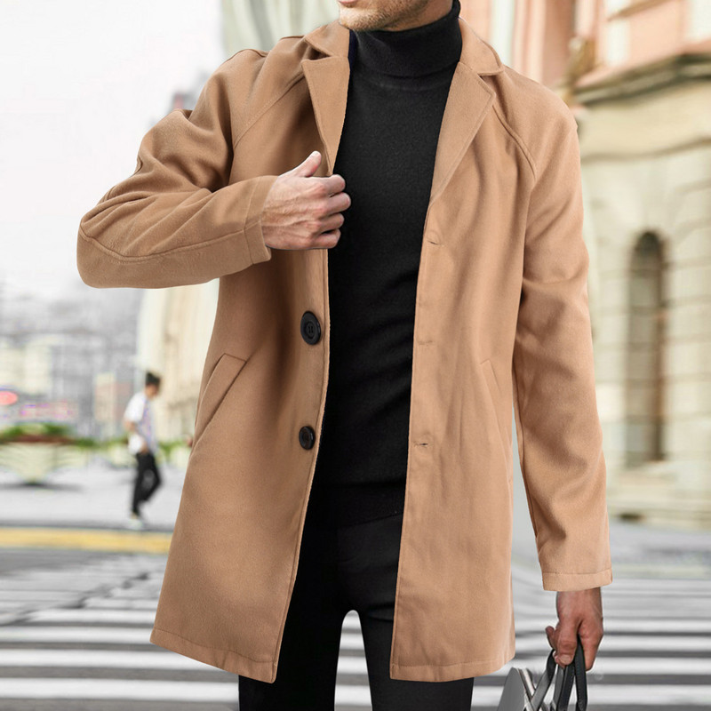 Μπουφάν Cold For Weather Μακριά Ανδρικό Γιακά Ανδρικό Χειμώνα Παχύ Παλτό Πέτο Μανίκι Επενδυμένο για Βροχή Δερμάτινο Ανδρικό Μπουφάν Vintage