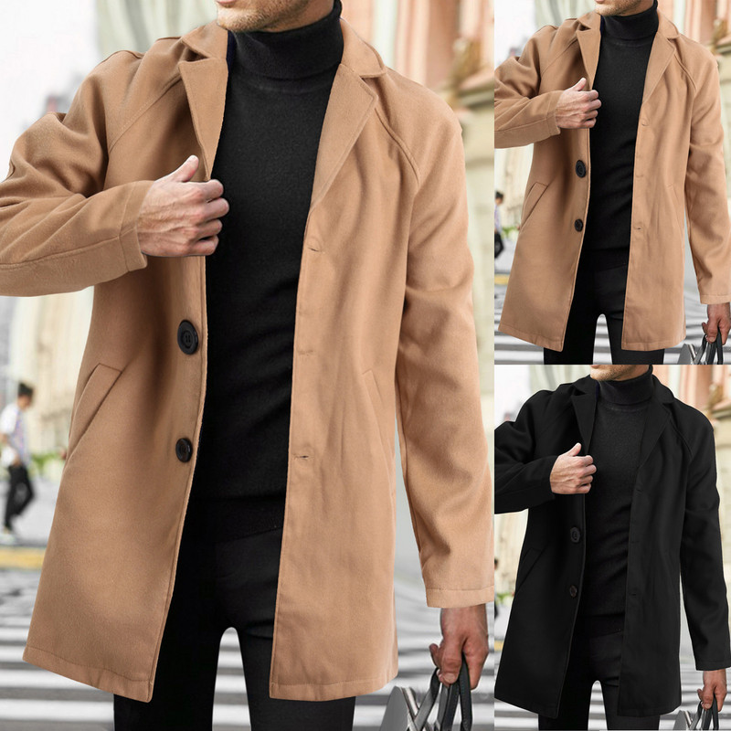 Μπουφάν Cold For Weather Μακριά Ανδρικό Γιακά Ανδρικό Χειμώνα Παχύ Παλτό Πέτο Μανίκι Επενδυμένο για Βροχή Δερμάτινο Ανδρικό Μπουφάν Vintage